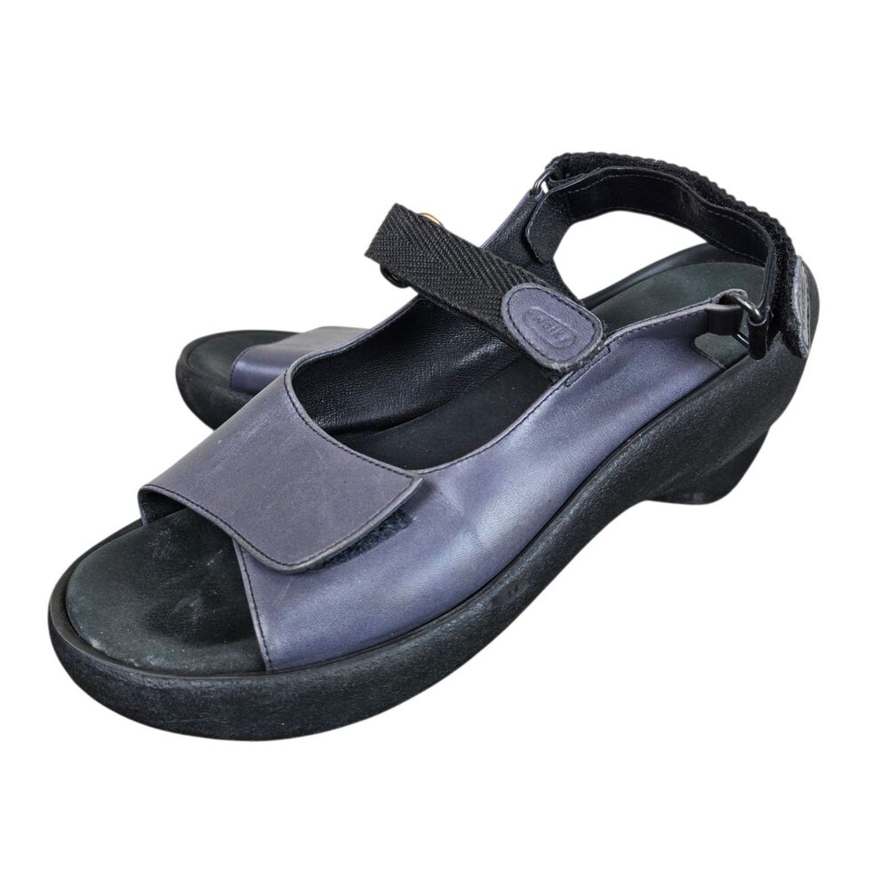 Wolky Jewel Sandals Sz 42 US 11 Purple Leather Slingback Comfort